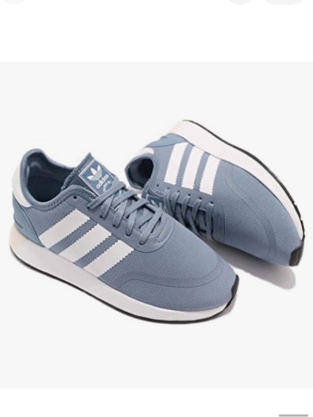 Adidas Women’s N-5923 Raw Grey Sneakers Trainers Size 7 Blue-Gray and White